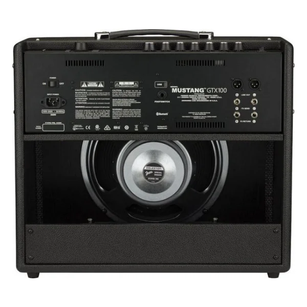 Fender 2310704000 Mustang Gtx100 Elektro Gitar Amfisi (Uk Plug) 100 Watt Güç 200 Dahili Preset Ve Wi-Fi Bağlantısı İle Sınırsız Ton Seçeneği - Görsel 8