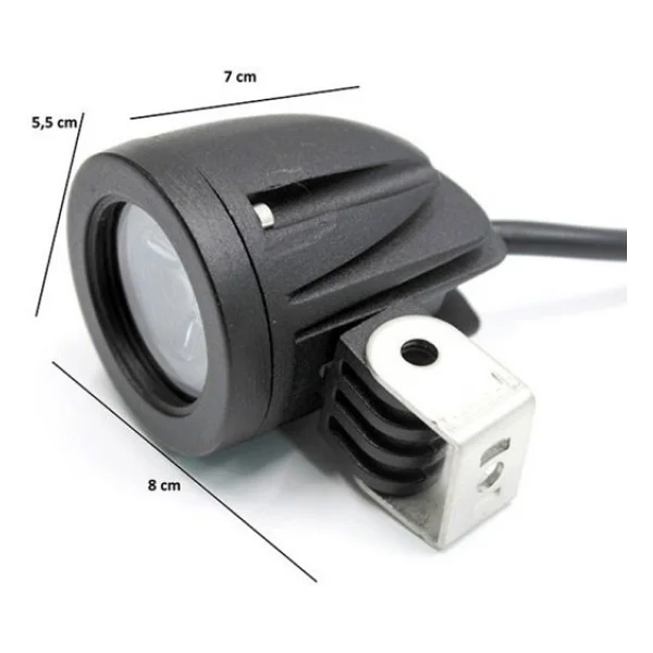 Space Sis Lambası 5,5cm 8000k Ledli 10-32v Adet /Lass226 - Görsel 3