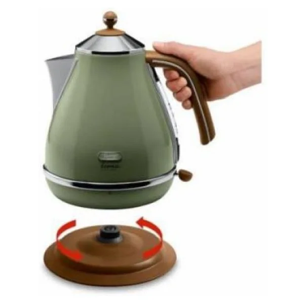 Delonghi Kbov 2001.Gr Icona Vintage Yeşil 2000 W 1.7 Lt Çelik Kettle - Görsel 4