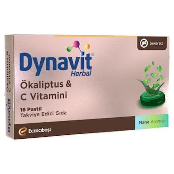 Dynavit Herbal Okaliptüs Ve C Vitaminli 16'lı Pastil - Görsel 7