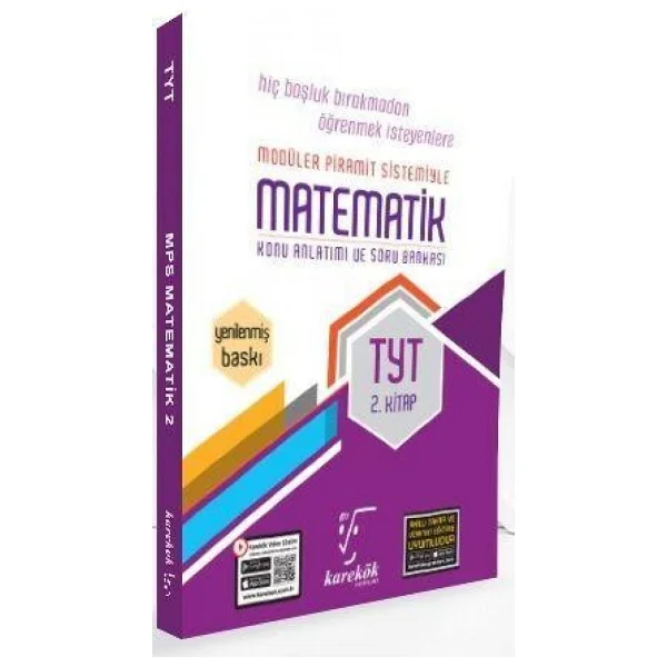 Karekök Yayınları Tyt Matematik 2. Kitap Mps Konu Anlatımlı Soru Bankası - Görsel 4