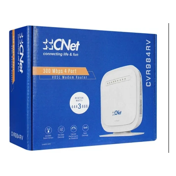 Cnet Cvr-984rv 4 Port 300 Mbps Vdsl2 Modem - Görsel 5