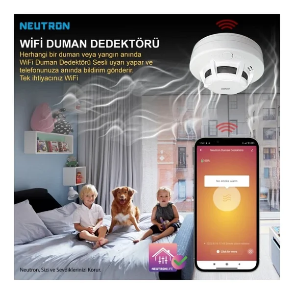 Neutron Wi-Fi Duman Dedektörü - Görsel 3