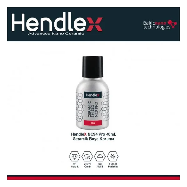 Hendlex Seramik Boya Koruma / Nc9 Pro 40ml Sise - Görsel 4