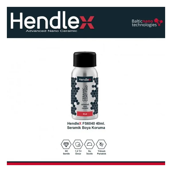 Hendlex Seramik Boya Koruma / Fs60 40ml Sise - Görsel 4