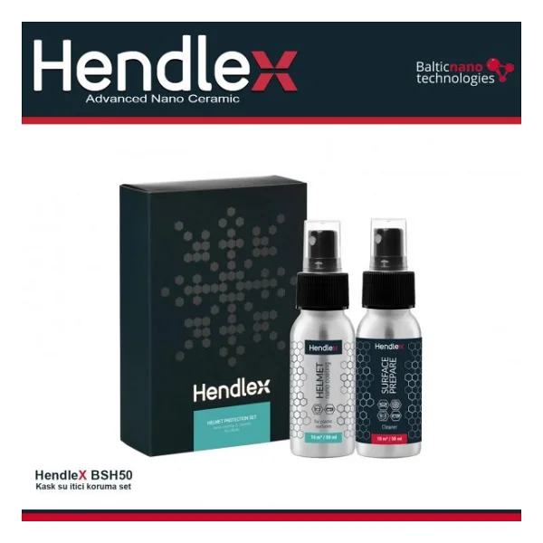 Hendlex Kask Temizlik & Koruma Set 50mlx2 - Görsel 7