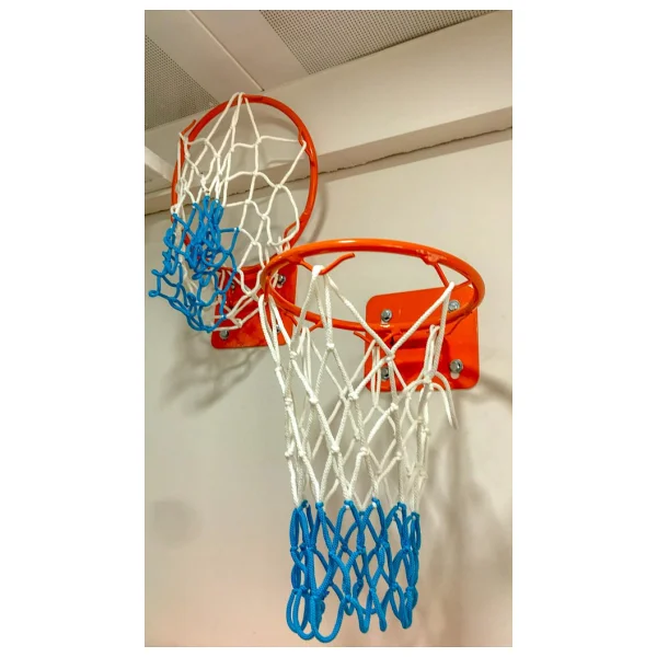 Adelinspor Basketbol Filesi 4 Mm Floş İp İki Renk 50 Çift (100 Adet) - Görsel 3