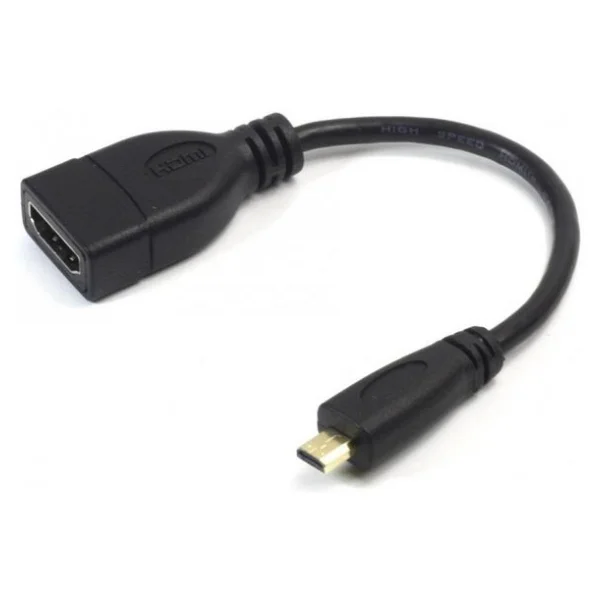 Micro Mikro Hdmi Cevirici Donusturucu Adaptor Kablosu 15Cm - Görsel 3