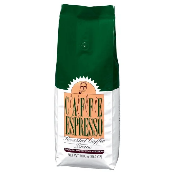 Kurukahveci Mehmet Efendi Espresso Çekirdek Kahve 1000x4 4000 Gr - Görsel 3