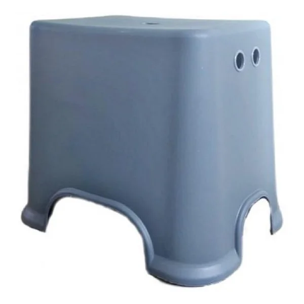Geseus Banyo Taburesi Çok Amaçlı Tabure Kaymaz Ayakalı Max-140kg Taşıma Kapasitesi-Antrasit-5171-84a - Görsel 6