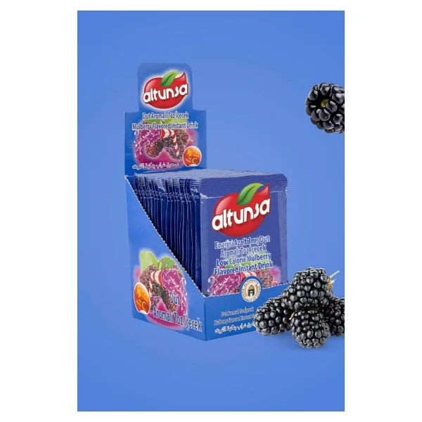 Altunsa Dut Aromalı Toz İçecek 9 Gr 24'lü - Görsel 3