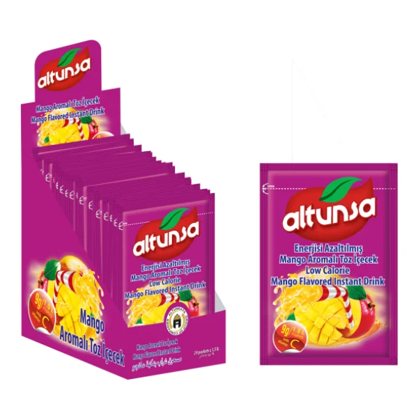 Altunsa Mango Aromalı Toz İçecek 9 Gr 24'lü - Görsel 5