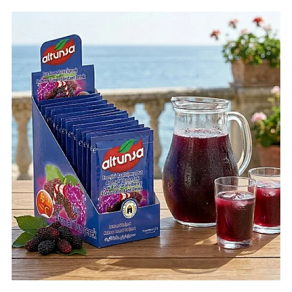 Altunsa Dut Aromalı Toz İçecek 9 Gr 24'lü - Görsel 6