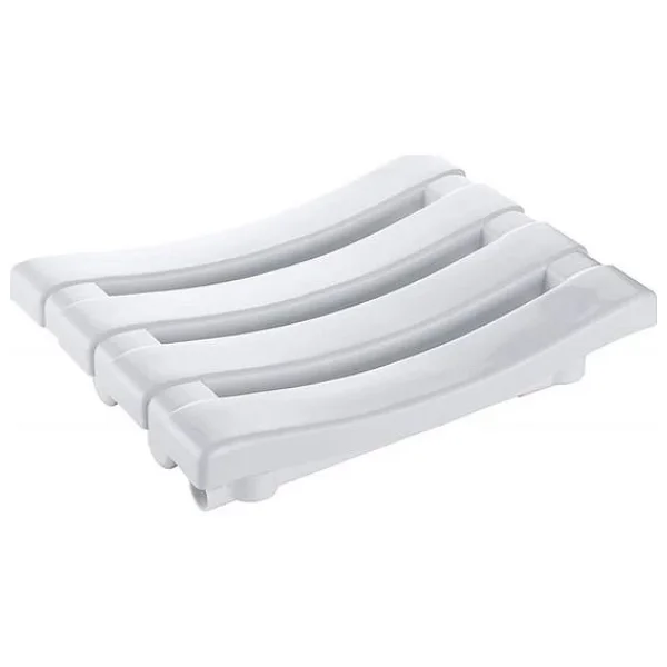 Çelik Ayna Kare Banyo Taburesi Çok Amaçlı Tabure Beyaz Clk-124 - Görsel 5