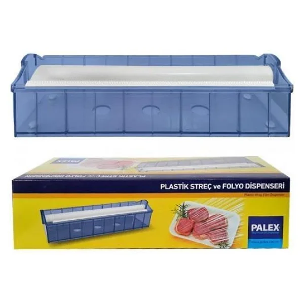 Palex Streç Ve Alüminyum Folyo Dispenseri Vantuzlu Kayar Bıçaklı 35cm-Pls - Görsel 4