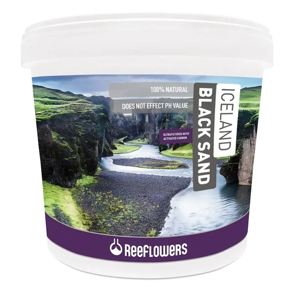Reeflowers Iceland Black Sand 1-2 Mm 25 Kg Siyah Kum - Görsel 3