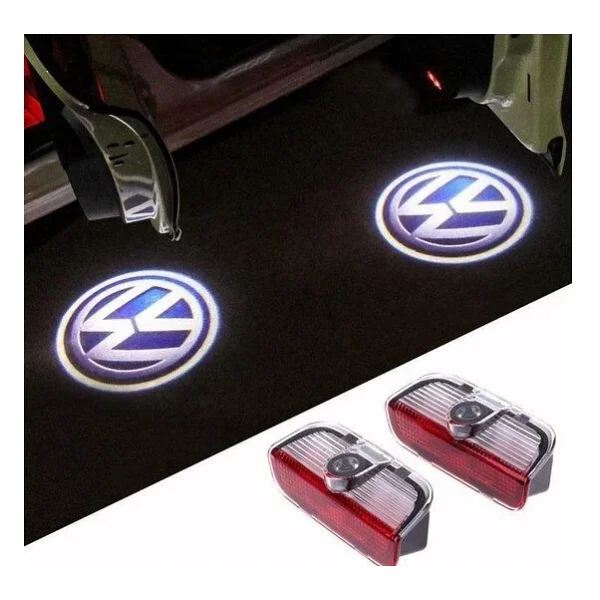 Autogp Vw Cc Kapı Altı Işık Lazer LED Logo Hoşgeldin Aydınlatma - Görsel 3