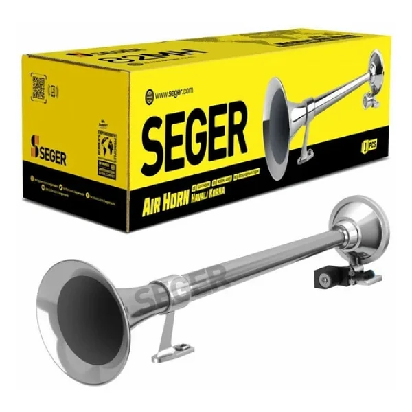 Seger 82mh Marin Korna 12volt Krom Borulu - Görsel 3