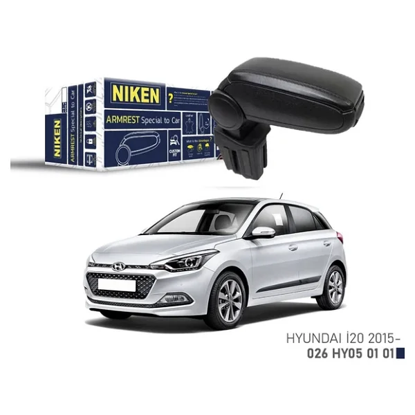 Niken Hyundai İ20 Kol Dayama Kolçak Vidasız Orta Konsol Niken 2015+ - Görsel 3