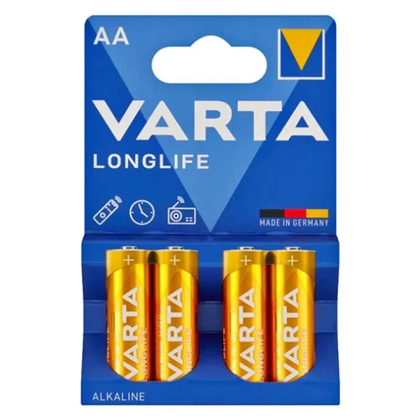 Varta Longlife Power 4'lü Alkalin Aa Kalem Pil - Görsel 5