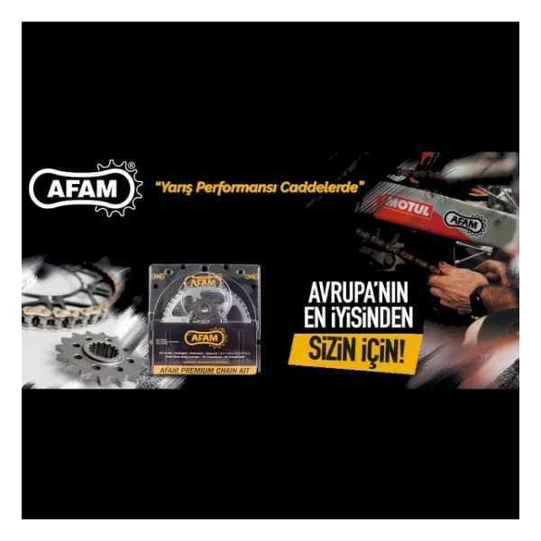 Afam A520-110xmr3 1997-2005 Kawasaki Kle 500 Uyumlu Zincir Xmr3 Xring Çelik Renk - Görsel 7