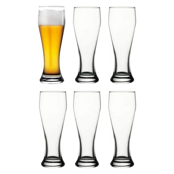 Paşabahçe Weizenbeer-Pils 42126 520 Cc 6'lı Bira Bardağı - Görsel 6