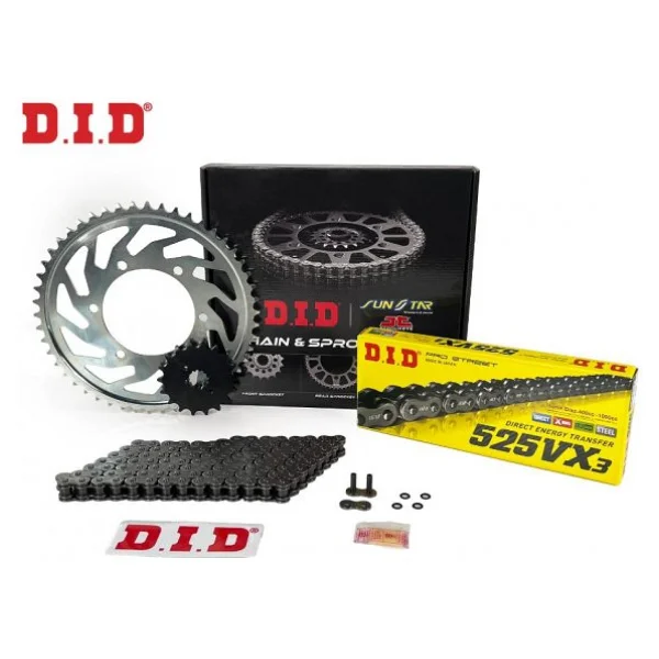 Did-Jt 2012-2022 Kawasaki Klz 1000 Versys Uyumlu Zincir Dişli Set Çelik Renk - Görsel 3