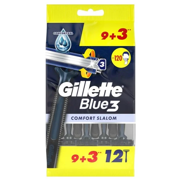 Gillette Blue 3 Comfort Slalom Kullan At 12'li Tıraş Bıçağı - Görsel 3