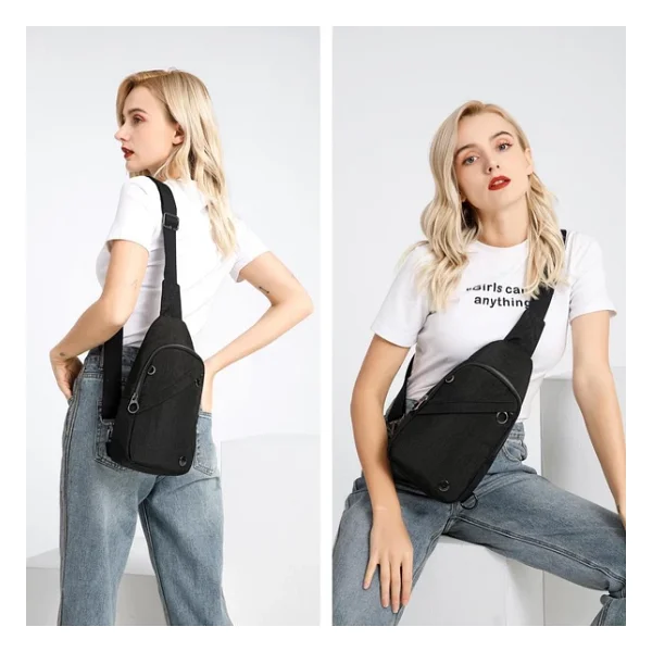 Smart Bags Krinkıl Kumaş Bodybag Postacı Çantası Kadın 1239 - Görsel 6