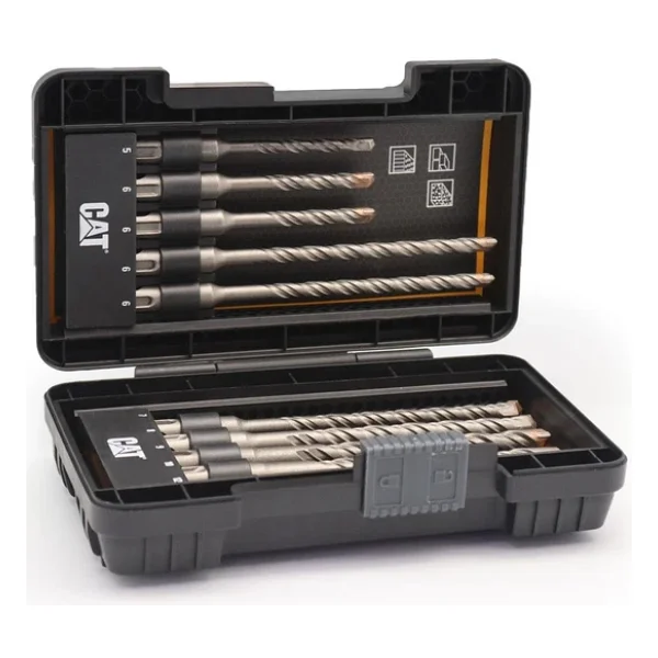 Cat Da03901 10 Parça Tungsten Karbür Sds-Plus Beton Matkap Uç Seti - Görsel 3