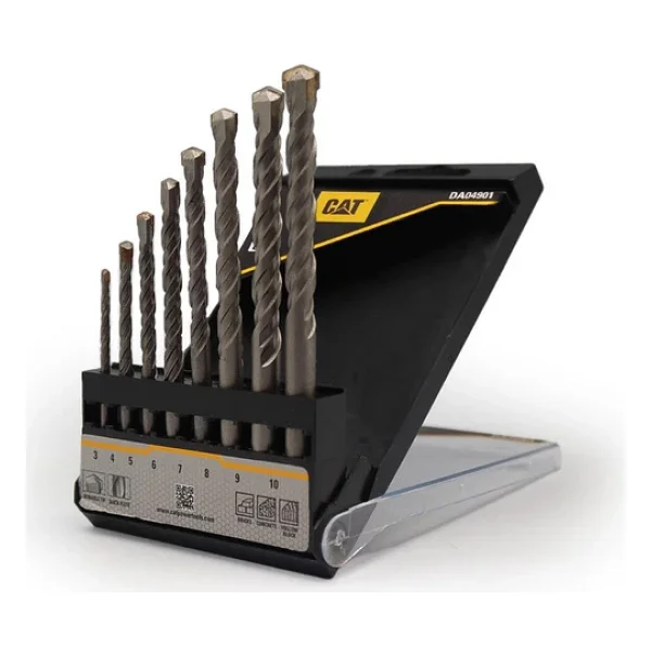 Cat Da04901 8 Parça Tungsten Karbür Beton Matkap Uç Seti - Görsel 3