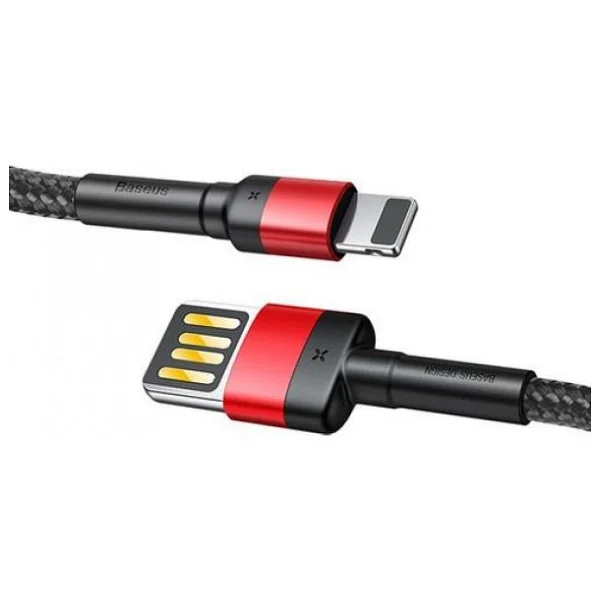 Baseus Cafule Siyah 1 M USB To Lightning Şarj Kablosu - Görsel 4