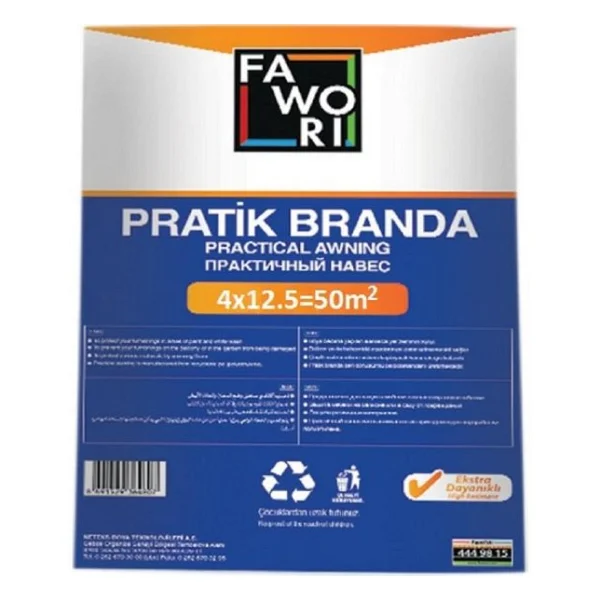 Fawori Pratik Branda Ekstra Dayanıklı 4x12.5 50 M2 - Görsel 3