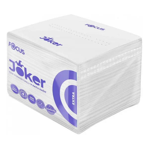 Focus Extra Joker V Katlı 30x250 Yaprak Kağıt Peçete - Görsel 3