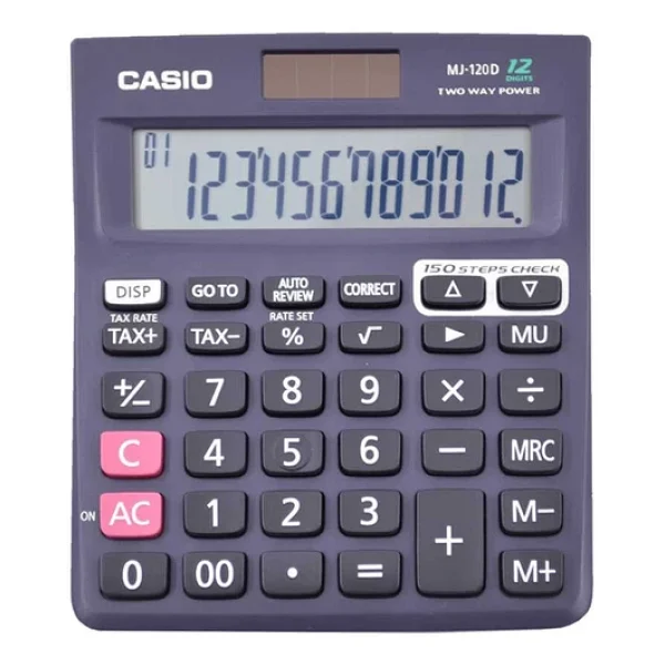 Casio Mj-120d 12 Haneli Masaüstü Hesap Makinesi - Görsel 8
