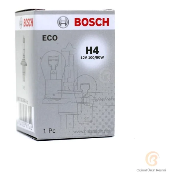Bosch Ampul H4 12v 100w P43t Tırnaklı 1987302840 2 Adet - Görsel 6
