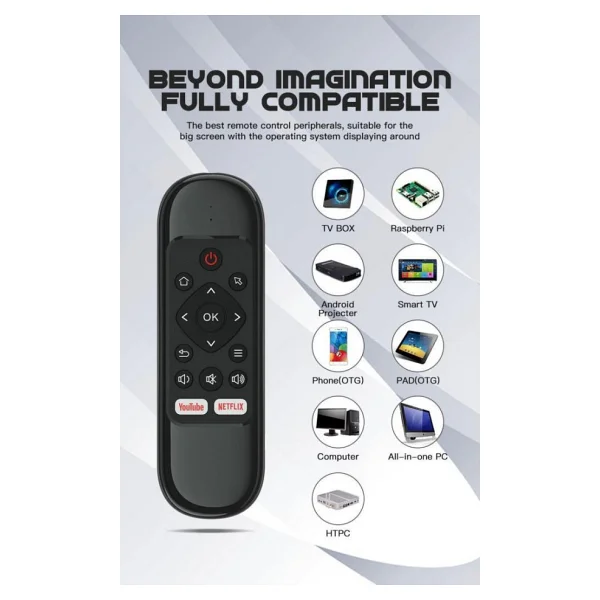 Wechip H6 Mini Uzaktan Kumanda Kablosuz Smart TV Android TV Box İçin - Görsel 3