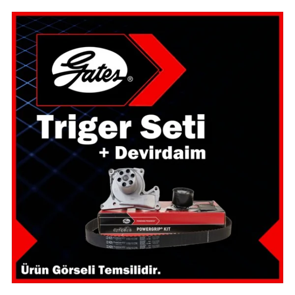 Gates Vw Polo Iıı Classic 1.6 Benzin Triger Seti Devirdaimli 1995-2001 - Görsel 6