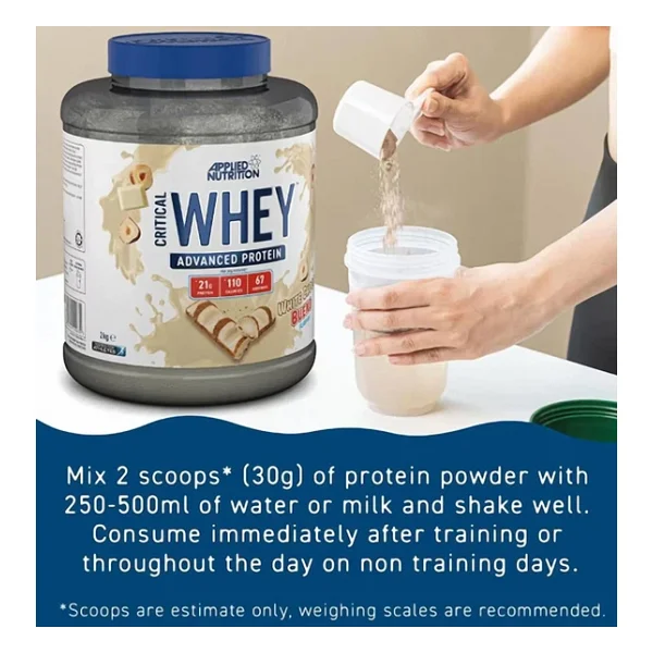 Applied Nutrition Whey Protein Tozu 2000 Gr - Görsel 6