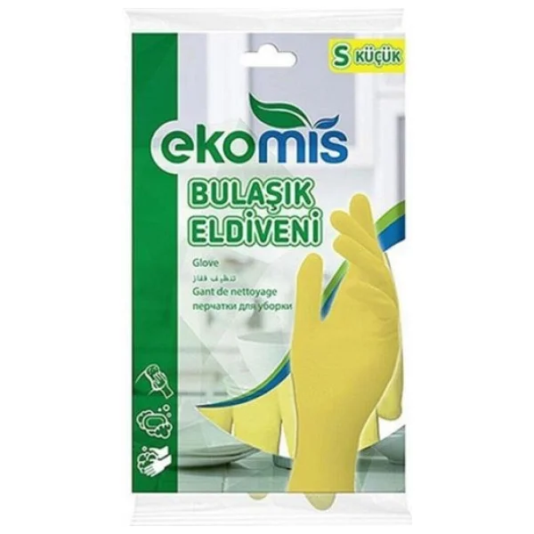 Ekomis Küçük Boy Bulaşık Eldiveni - Görsel 4