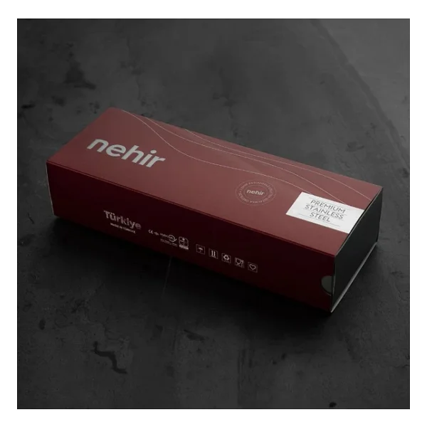 Nehir Sultan 5 Parça Çelik Servis Seti - Görsel 5