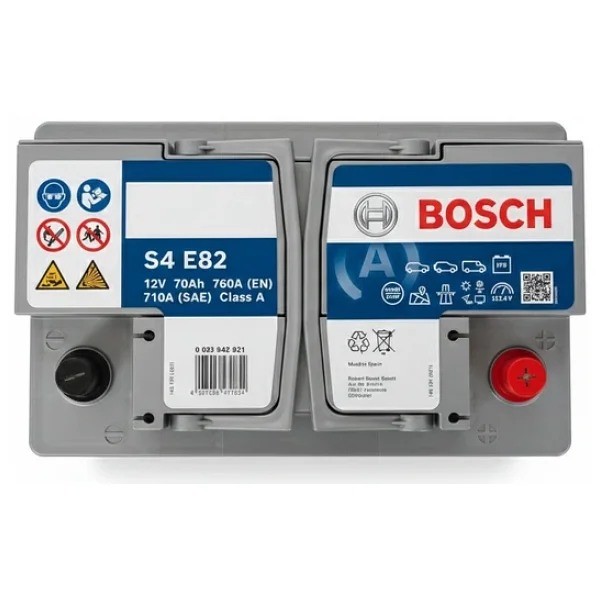 Bosch S4 E82 Efb 12 V 70 Ah 720 Cca Akü - Görsel 3
