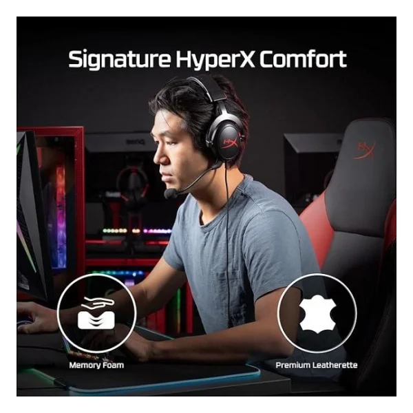 Hyperx Cloud Core 4p4f2aa Hx-Hscc-2-Bk/Ww 7.1 Kablolu Kulak Üstü Oyuncu Kulaklığı - Görsel 3