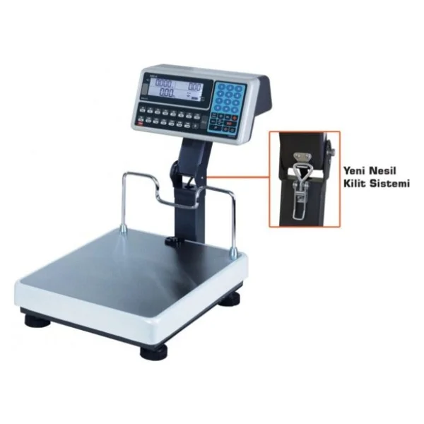 Tem Bm2caa 35x40 150 Kg Elektronik Terazi - Görsel 2