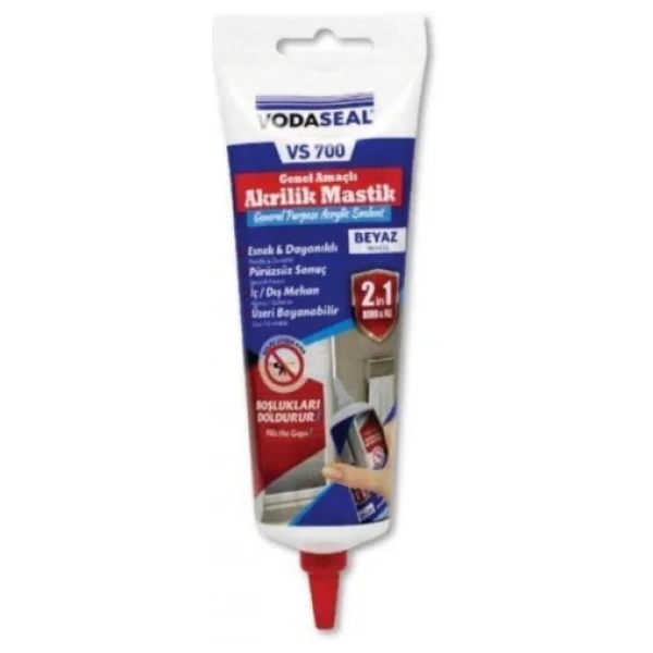 Vodaseal Vs-700 400 Gr Genel Amaçlı Esnek Boyanabilir Akrilik Mastik - Görsel 5