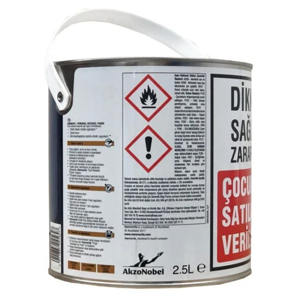 Hammerite Direkt Pas Üstü Pürüzsüz 2.5 Lt Metal Boyası - Görsel 3