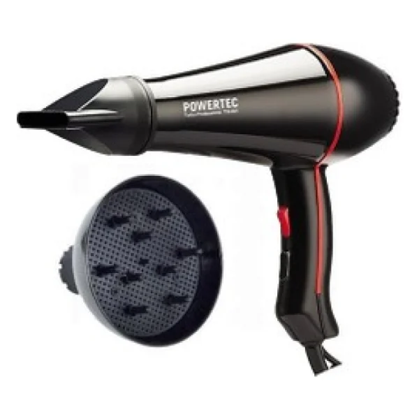 Powertec Tr-701 Turbo Profesyonel 2500 W Fön Makinesi + Vigo Başlık - Görsel 3