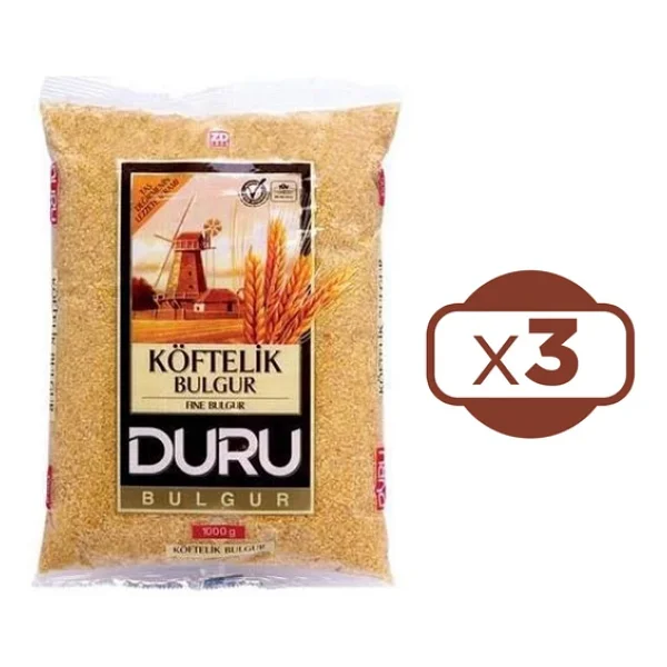 Duru Köftelik Bulgur 1 Kg 3'lü - Görsel 3