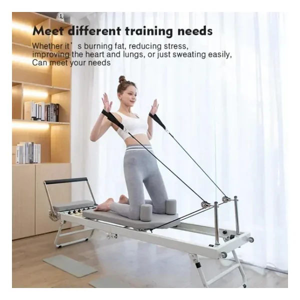 Katlanabilir Pilates Reformer Cihazı - Görsel 7