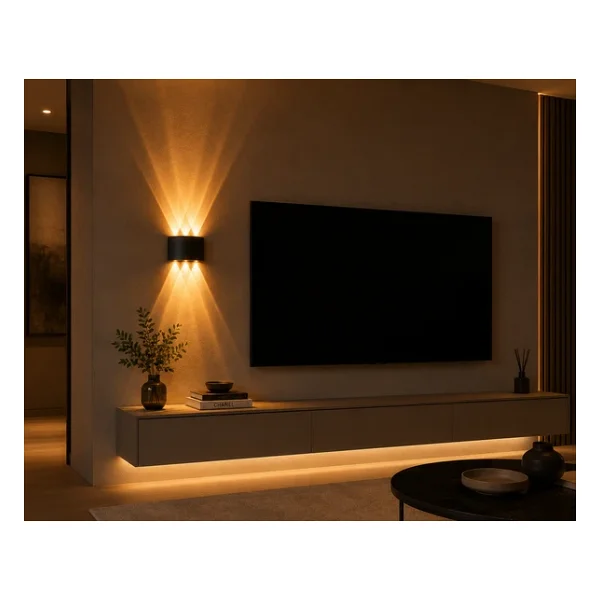 Cata Ct-8011 Haiti 10 W Amber Işık Çift Yönlü LED Bahçe Apliği - Görsel 6